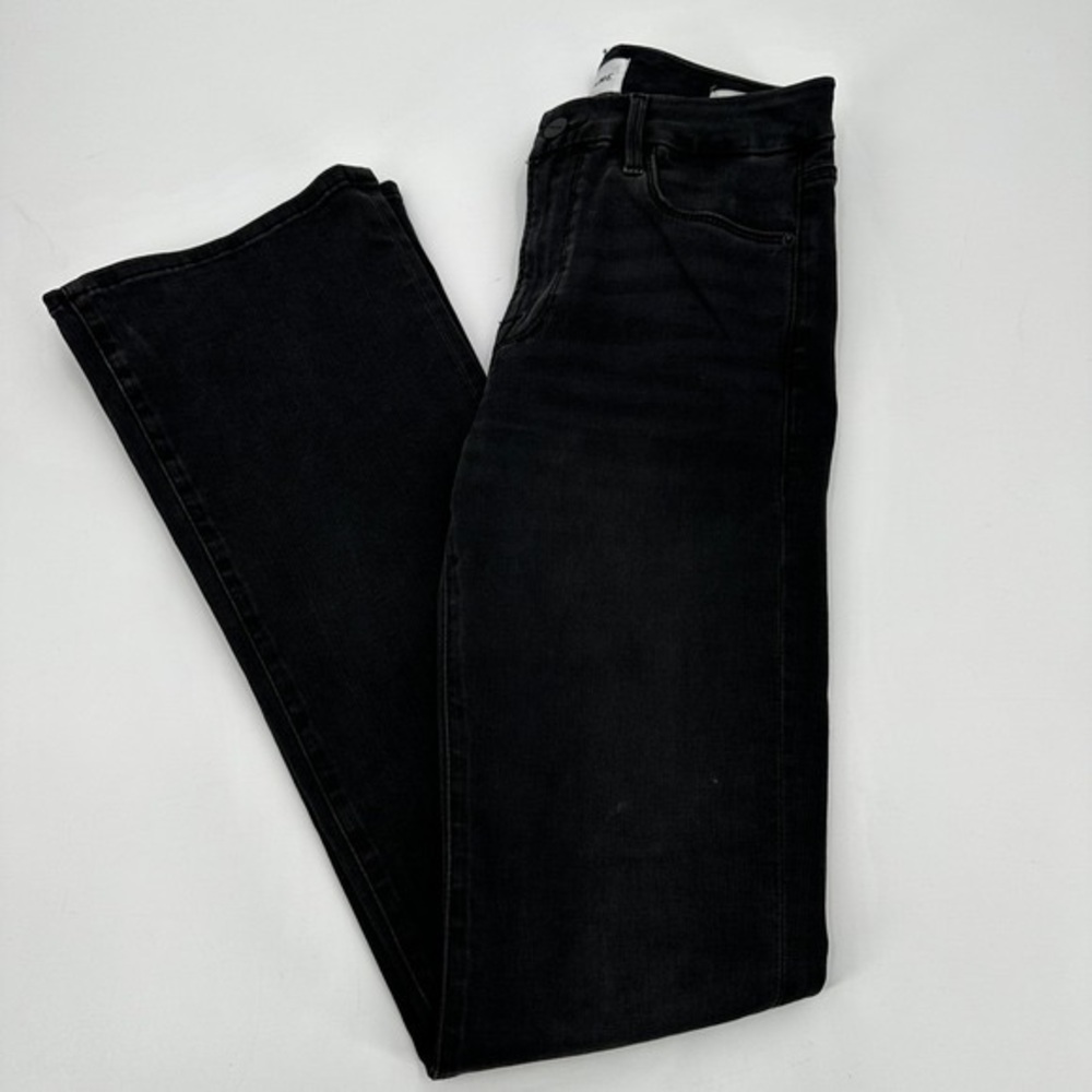 Frame Denim Men's Slim Straight Black Jeans